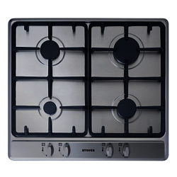 Stoves SGH600C Gas Hob, Stainless Steel